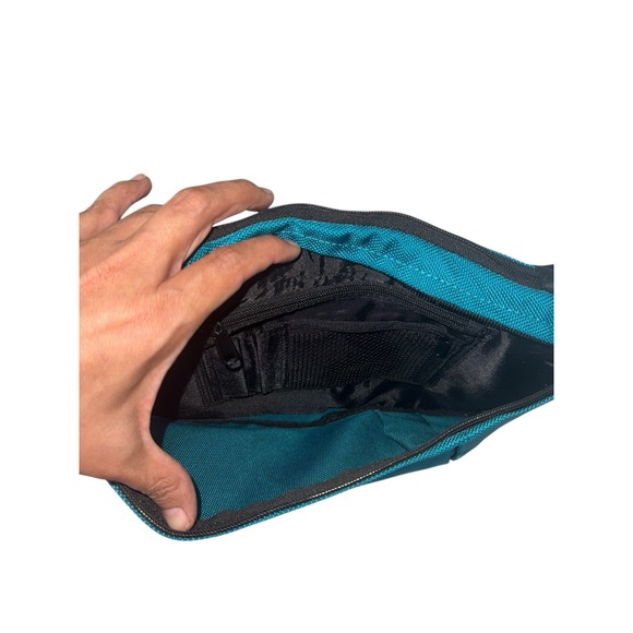 Protec A502 ZIP Sling Bag Backpack Teal Tablet iPad Padded Compartments EUC - Picture 8 of 9